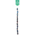 15mm Navy Colour Oblong Marbled Porcelain Strung Beads